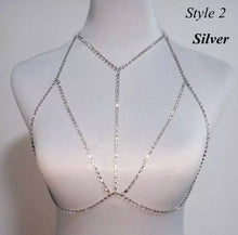 Load image into Gallery viewer, Sexy Rhinestone Body Chains
