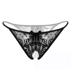 Sexy Crotchless Beaded Panties