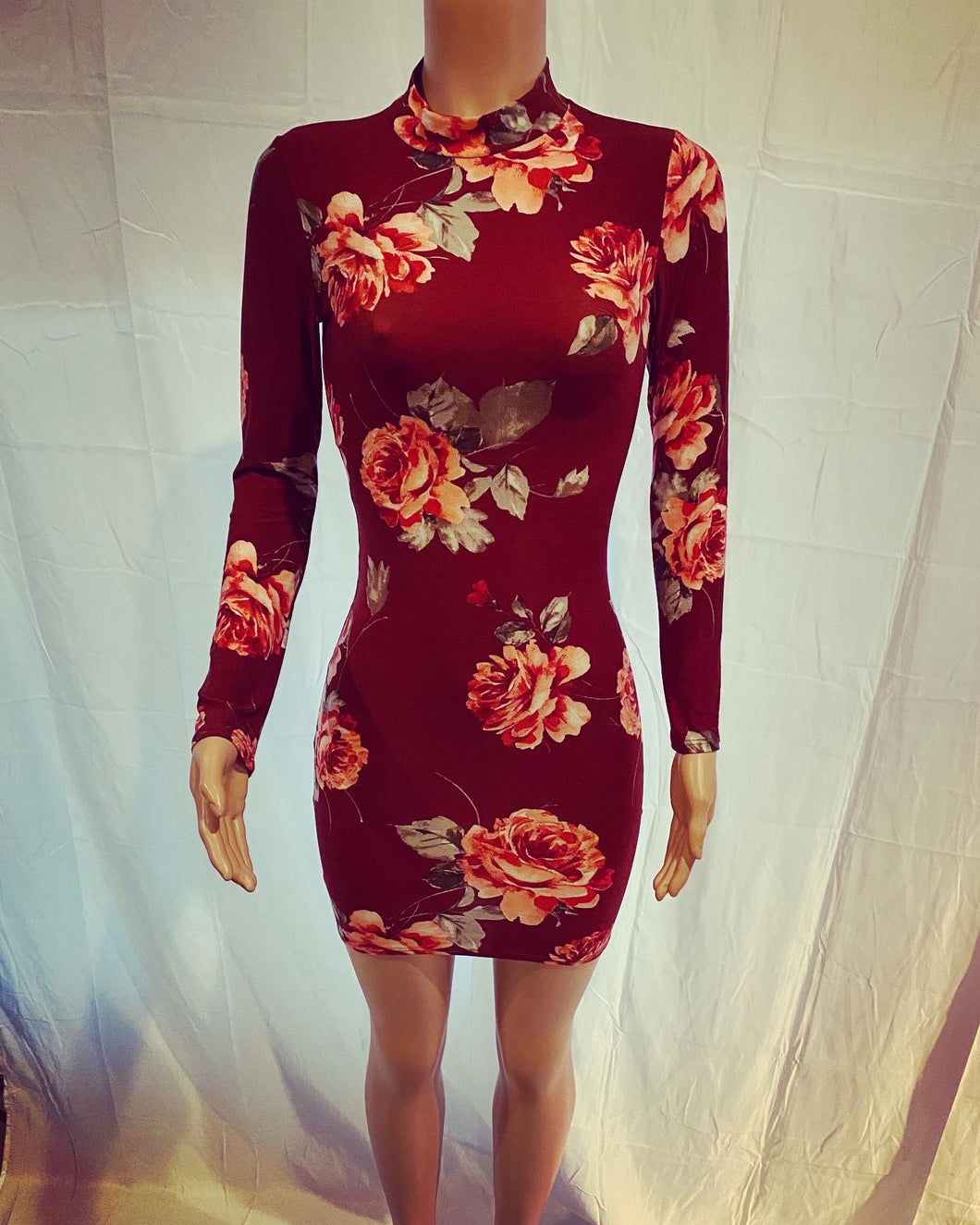 Women’s Rose Mini Dress