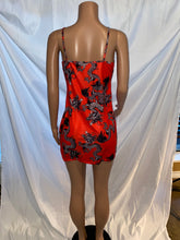 Load image into Gallery viewer, Dragon Print Mini Red Dress
