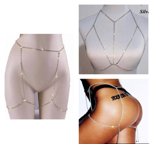 Sexy Rhinestone Body Chains