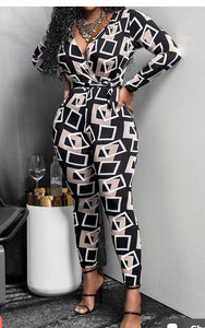 Women's Digital Print Jumpsuit