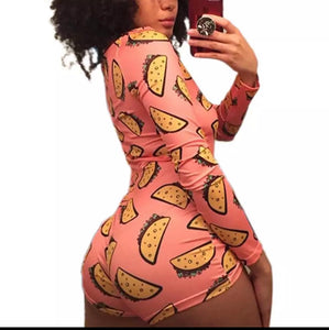 Bodycon Taco Romper/Onesie