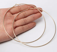 Load image into Gallery viewer, Gold Hoop Earrings
