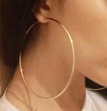 Load image into Gallery viewer, Gold Hoop Earrings
